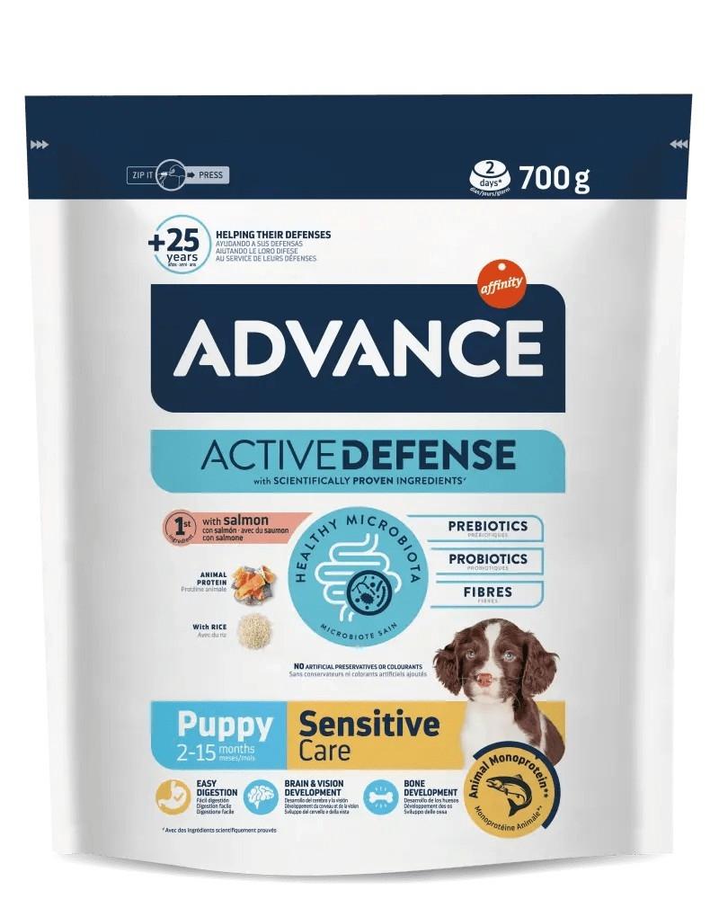 Advance Dog Puppy Sensitive Salmon and Rice ЛОСОСЬ корм для цуценят всіх порід 0,7 кг (965800)